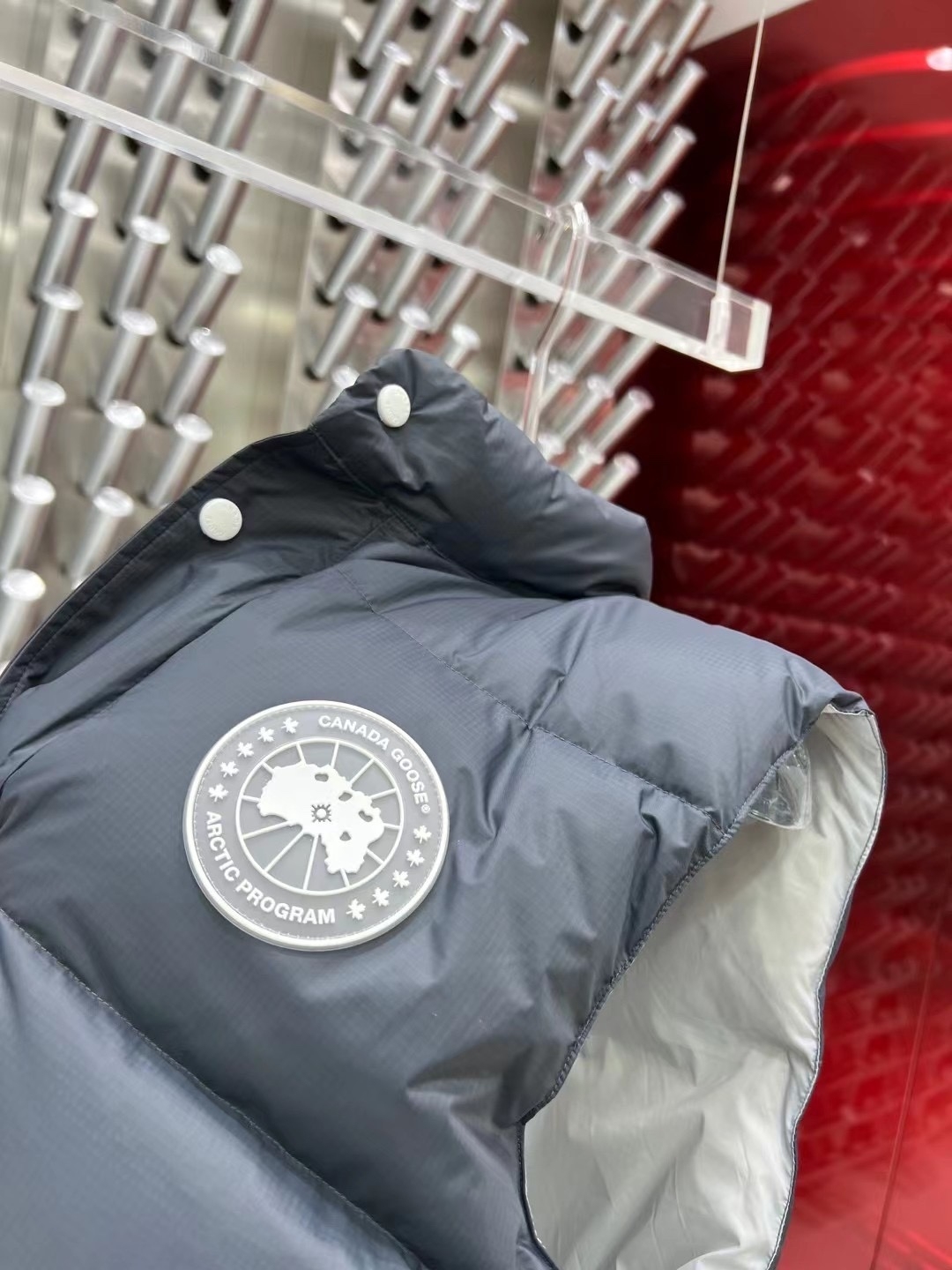 カナダグラス冬のダウンジャケットベスト