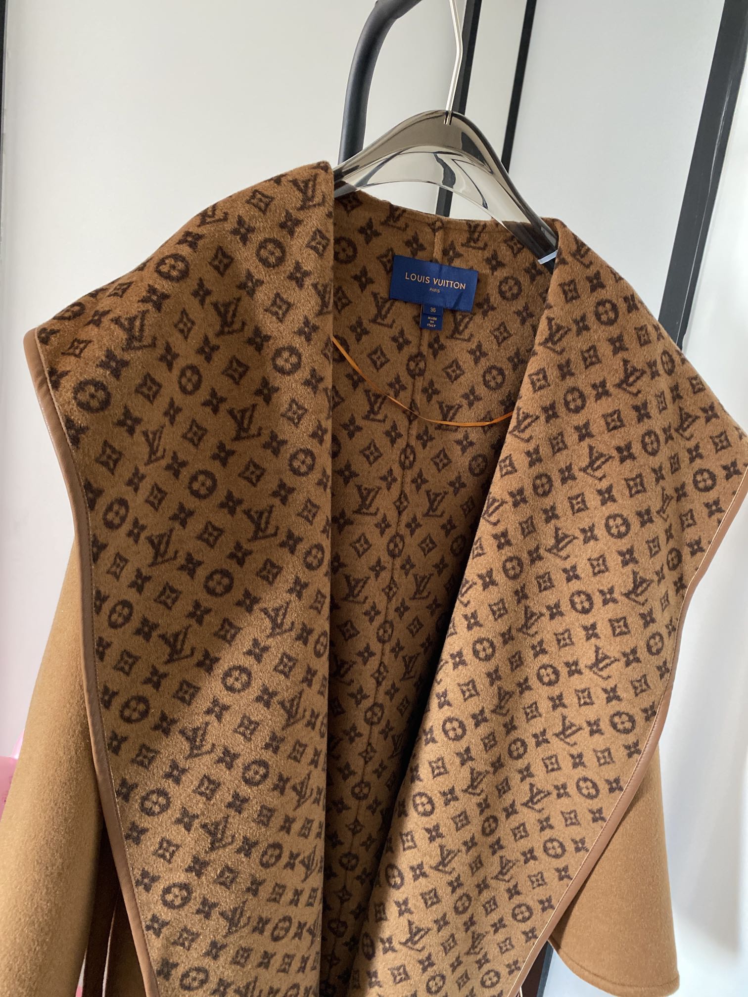 [ Louis Vuitton ] ルイ・ヴィトン  リバーシブルコートウールレディーストップス