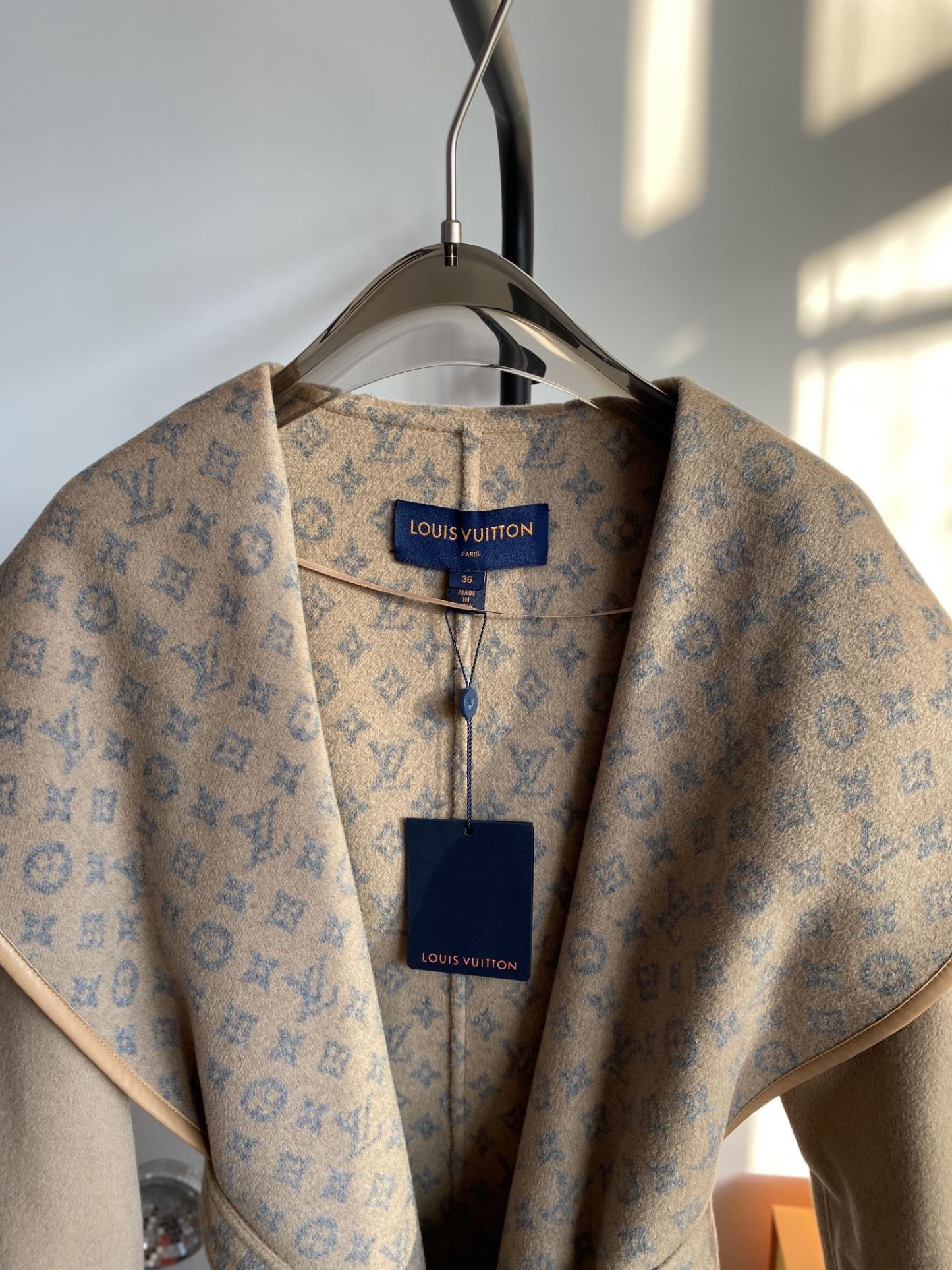 [ Louis Vuitton ] ルイ・ヴィトン  リバーシブルコートウールレディーストップス