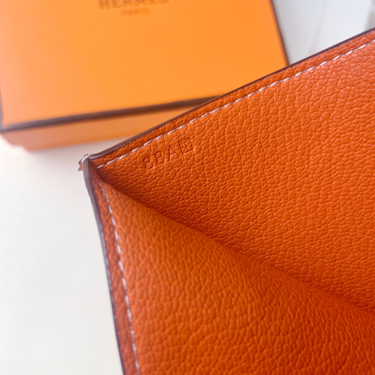 エルメス「Hermès」 レザーポケットウォレット