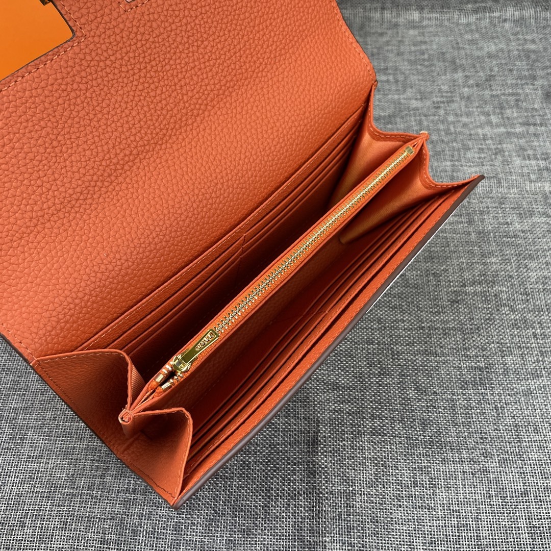 エルメス「Hermès」 レザーポケットウォレット