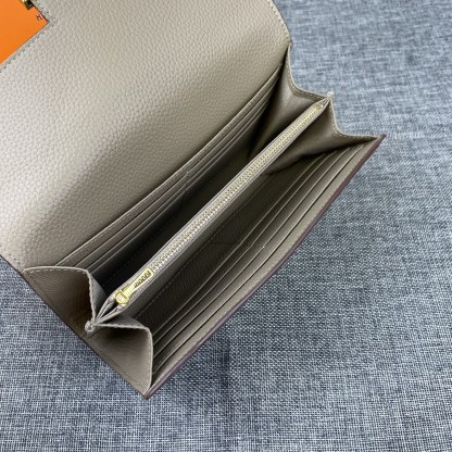 エルメス「Hermès」 レザーポケットウォレット