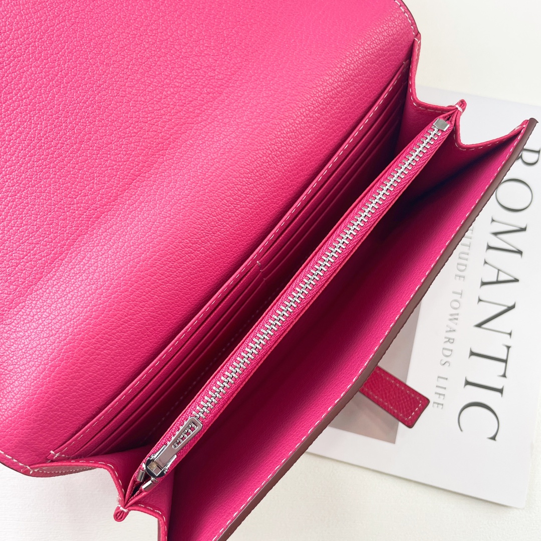 エルメス「Hermès」 レザーポケットウォレット