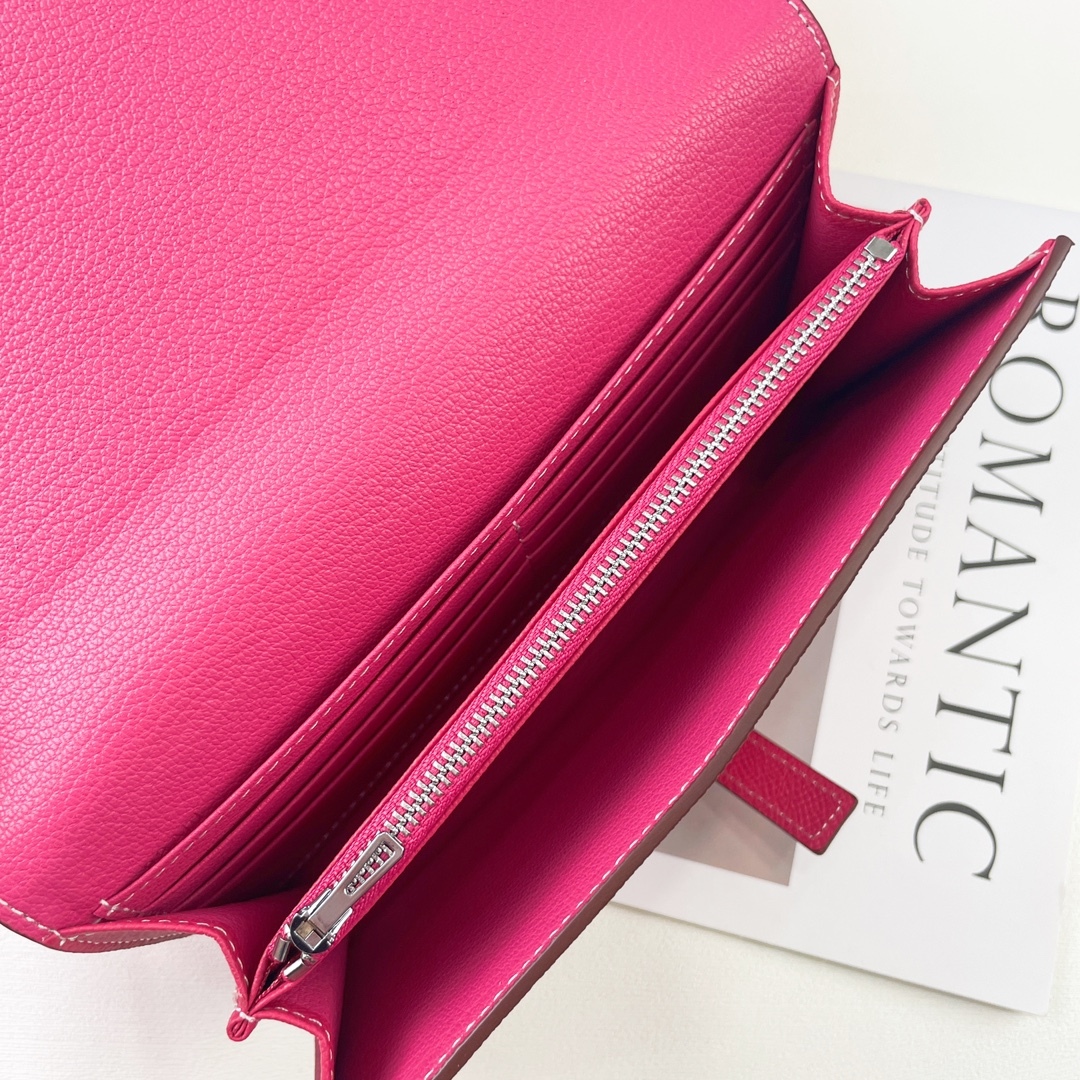 エルメス「Hermès」 レザーポケットウォレット