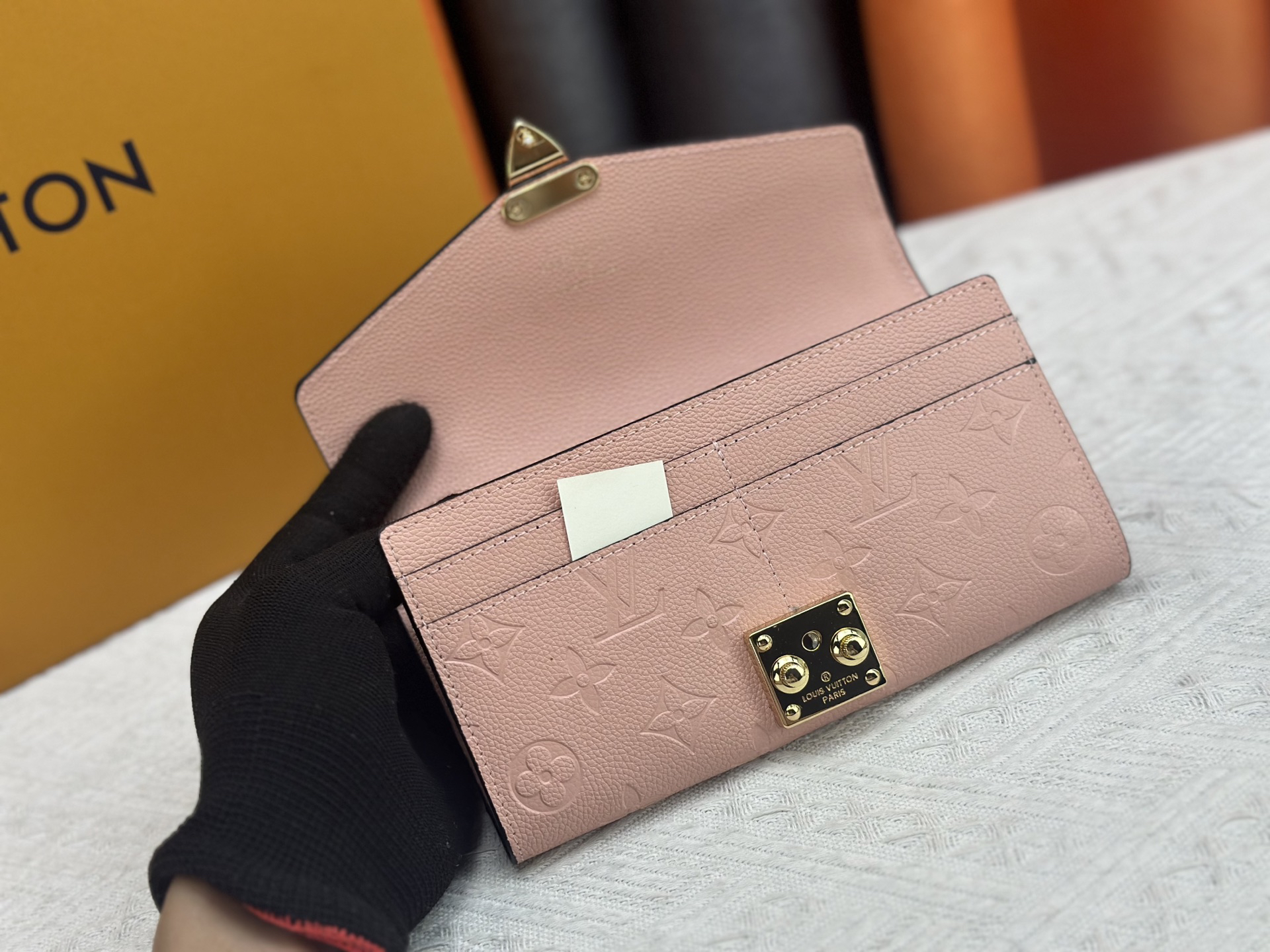 ルイ・ヴィトン「Louis Vuitton」レザーポケットウォレット