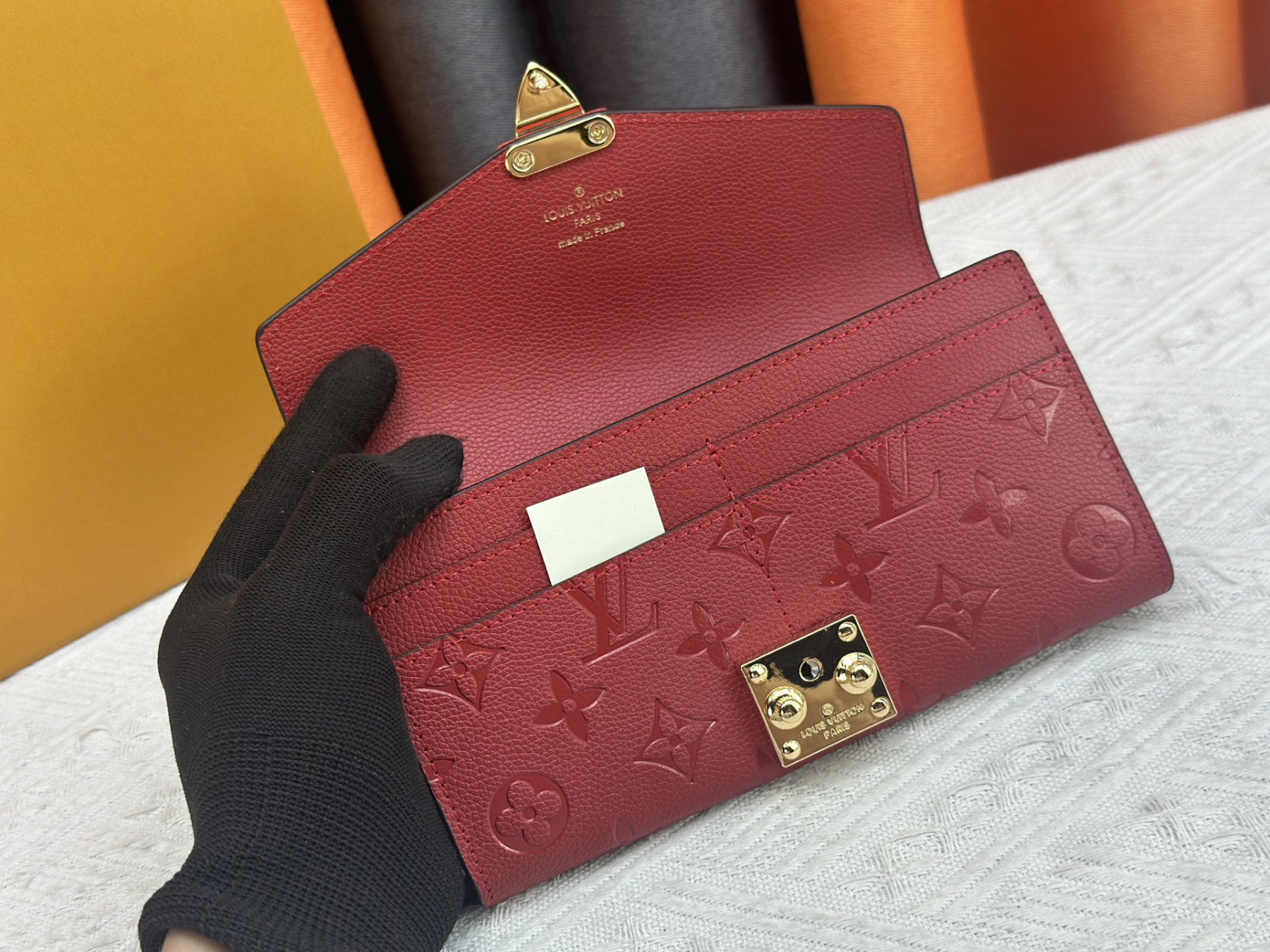 ルイ・ヴィトン「Louis Vuitton」レザーポケットウォレット