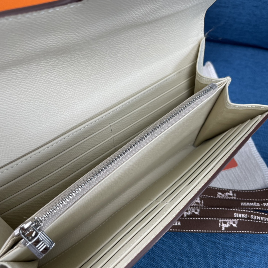 エルメス「Hermès」 レザーポケットウォレット