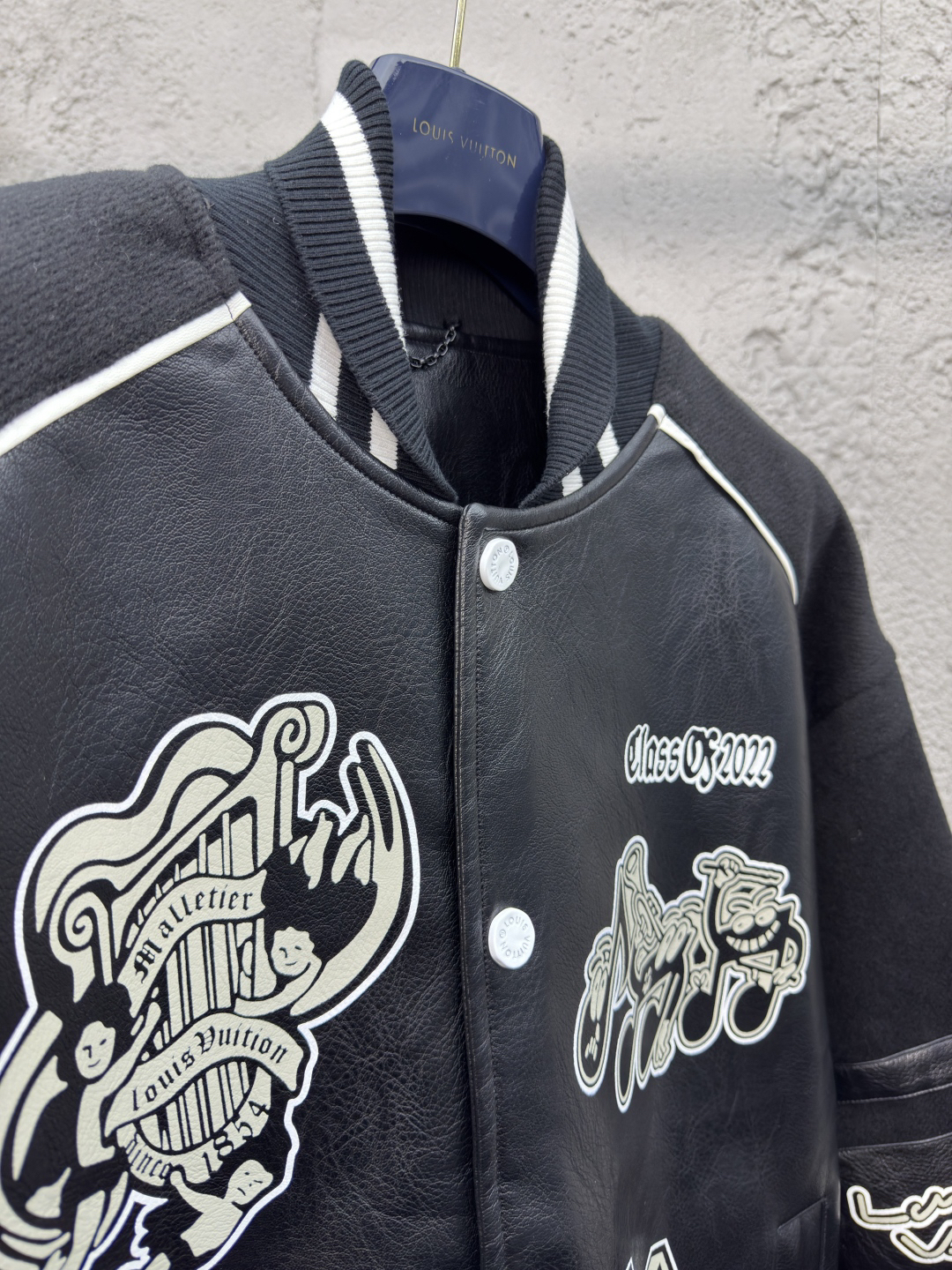 [ Louis Vuitton ] ルイ・ヴィトン  本革レーザー彫刻ジャケット