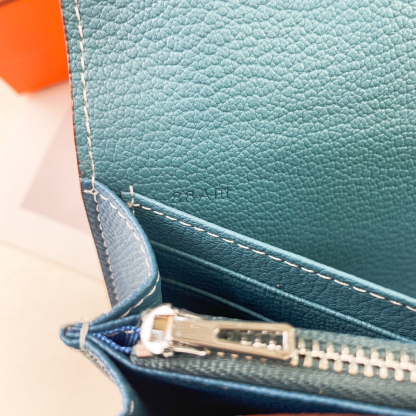 エルメス「Hermès」 レザーポケットウォレット