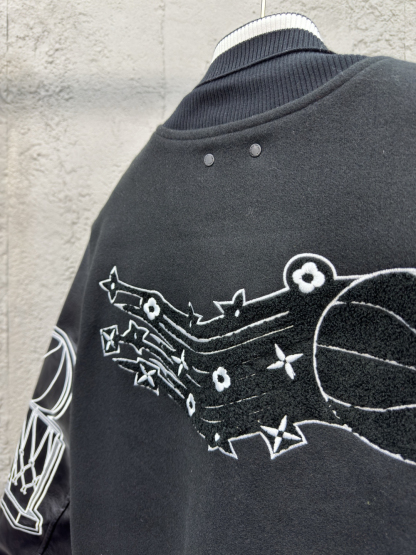 [ Louis Vuitton ] ルイ・ヴィトン  X NBA連名タオル刺繍野球ウエア