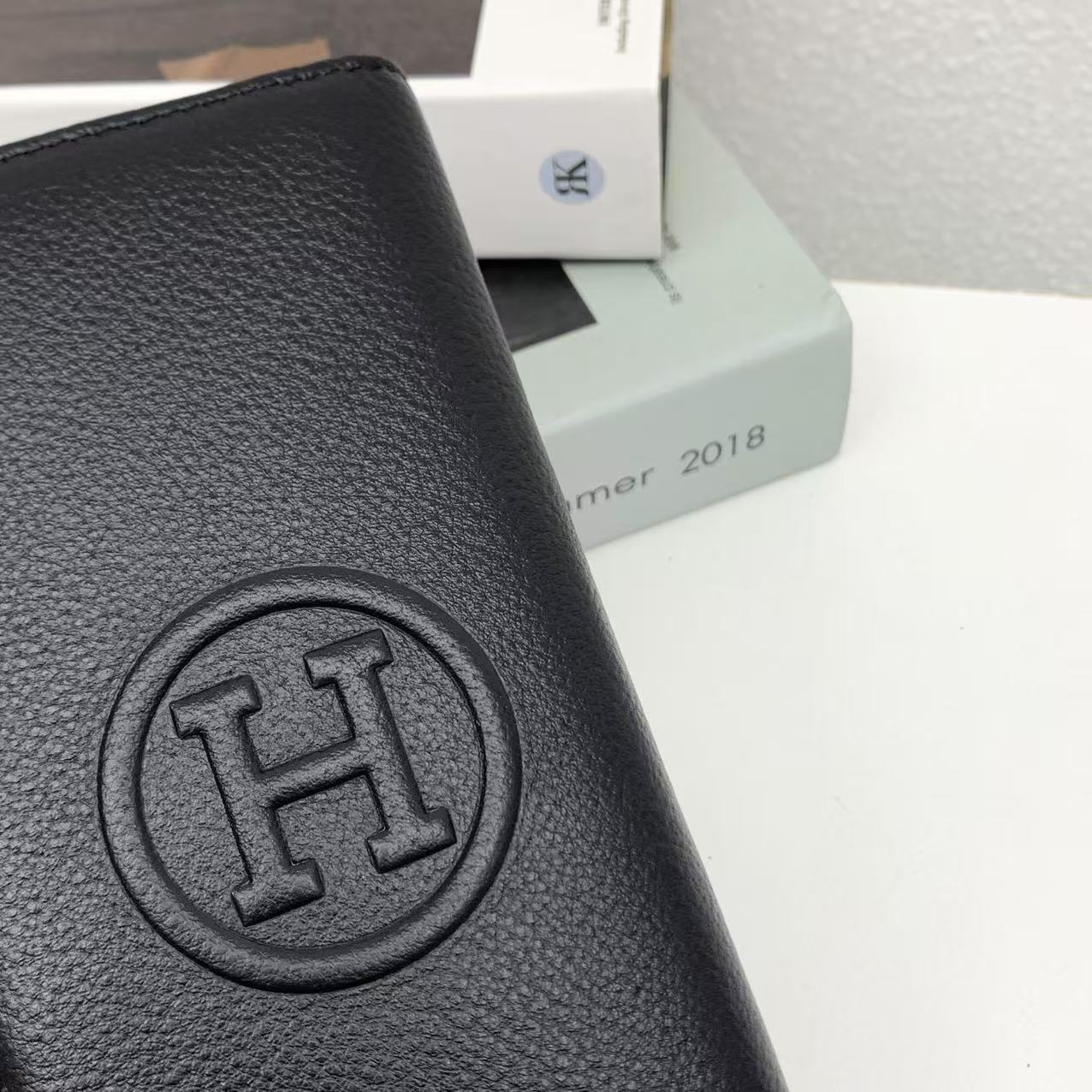 エルメス「Hermès」 レザーポケットウォレット