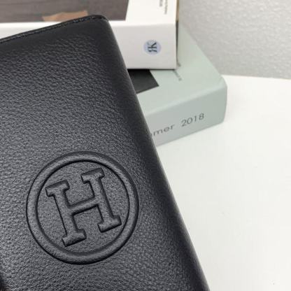 エルメス「Hermès」 レザーポケットウォレット