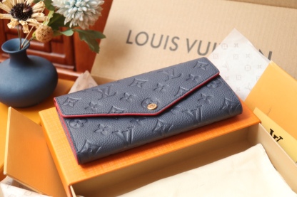 ルイ・ヴィトン「Louis Vuitton」レザーポケットウォレット