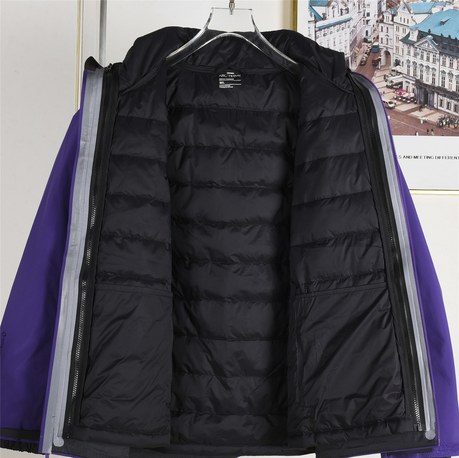 始祖鳥冬のトリプルパンチダウンダウンジャケットインナー付きセット