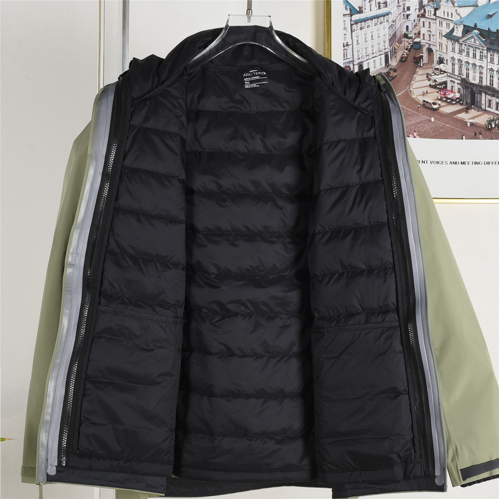 始祖鳥冬のトリプルパンチダウンダウンジャケットインナー付きセット