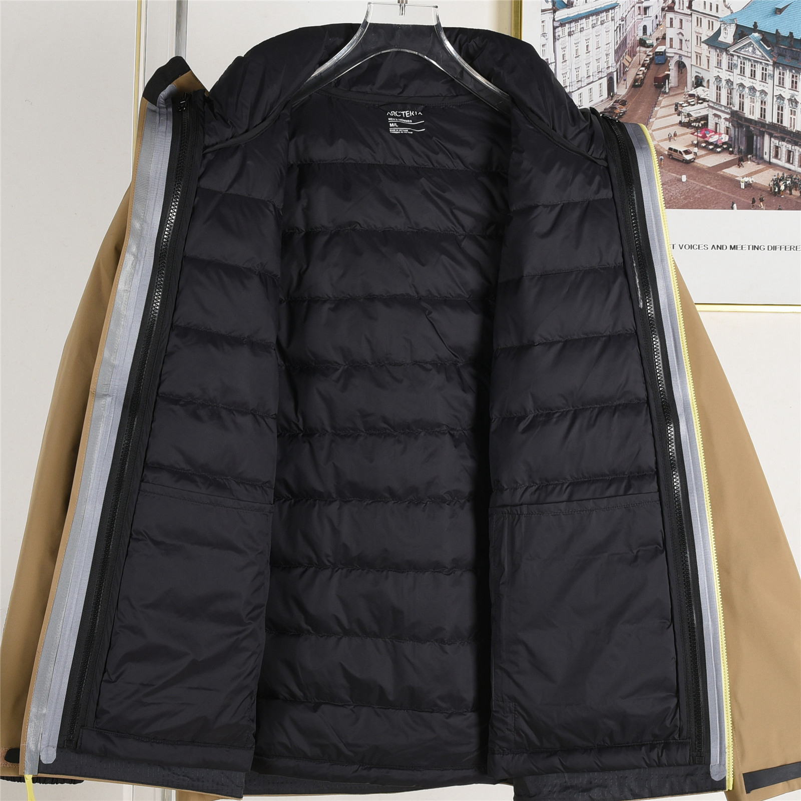 始祖鳥冬のトリプルパンチダウンダウンジャケットインナー付きセット