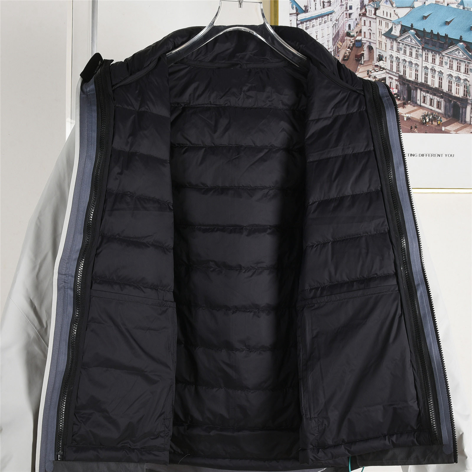 始祖鳥冬のトリプルパンチダウンダウンジャケットインナー付きセット