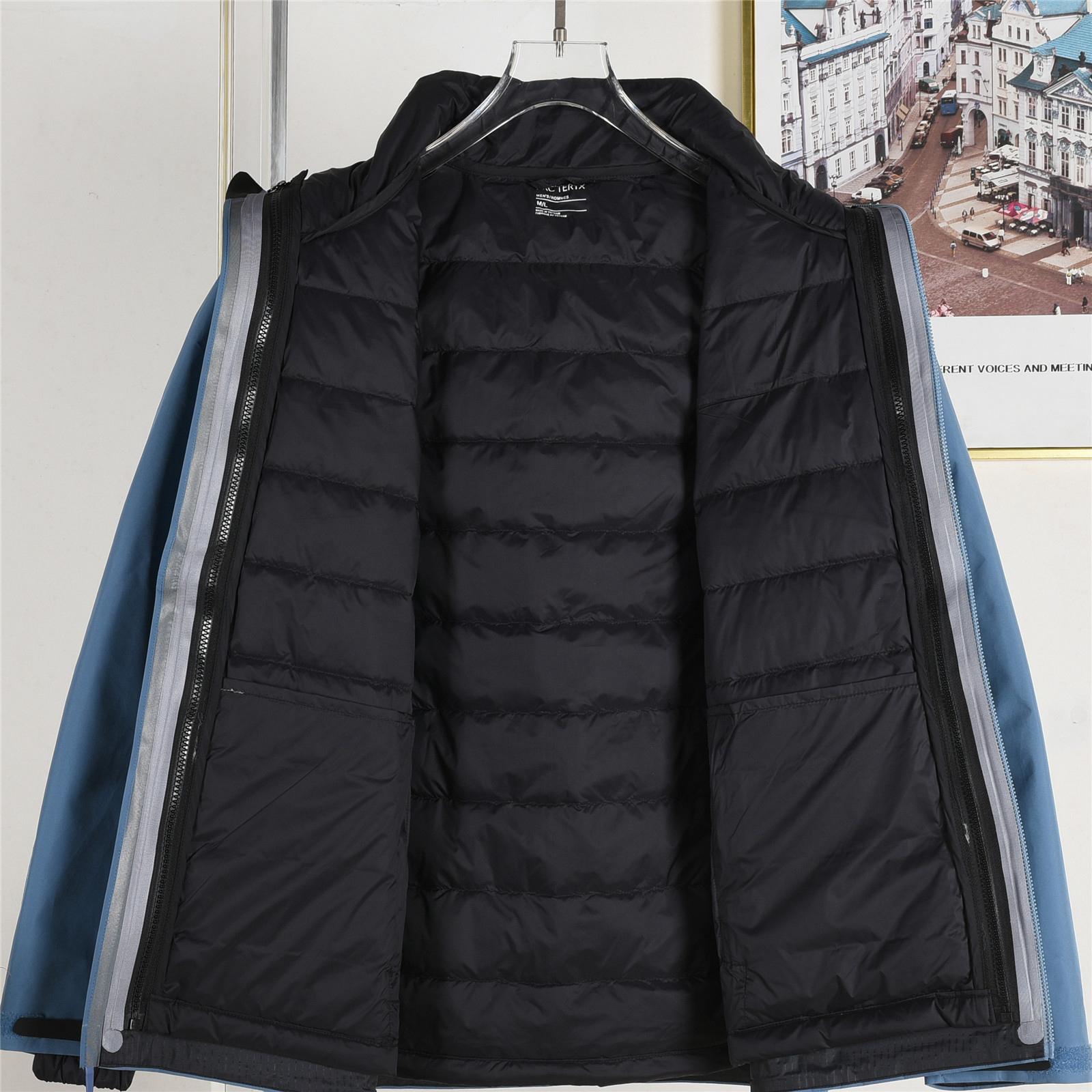 始祖鳥冬のトリプルパンチダウンダウンジャケットインナー付きセット