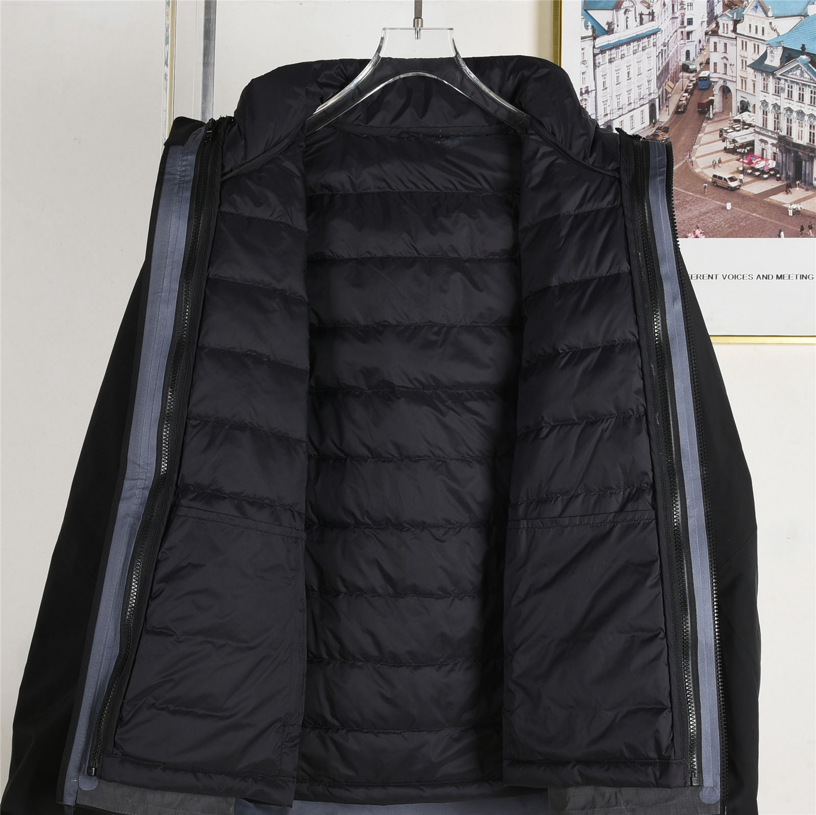 始祖鳥冬のトリプルパンチダウンダウンジャケットインナー付きセット