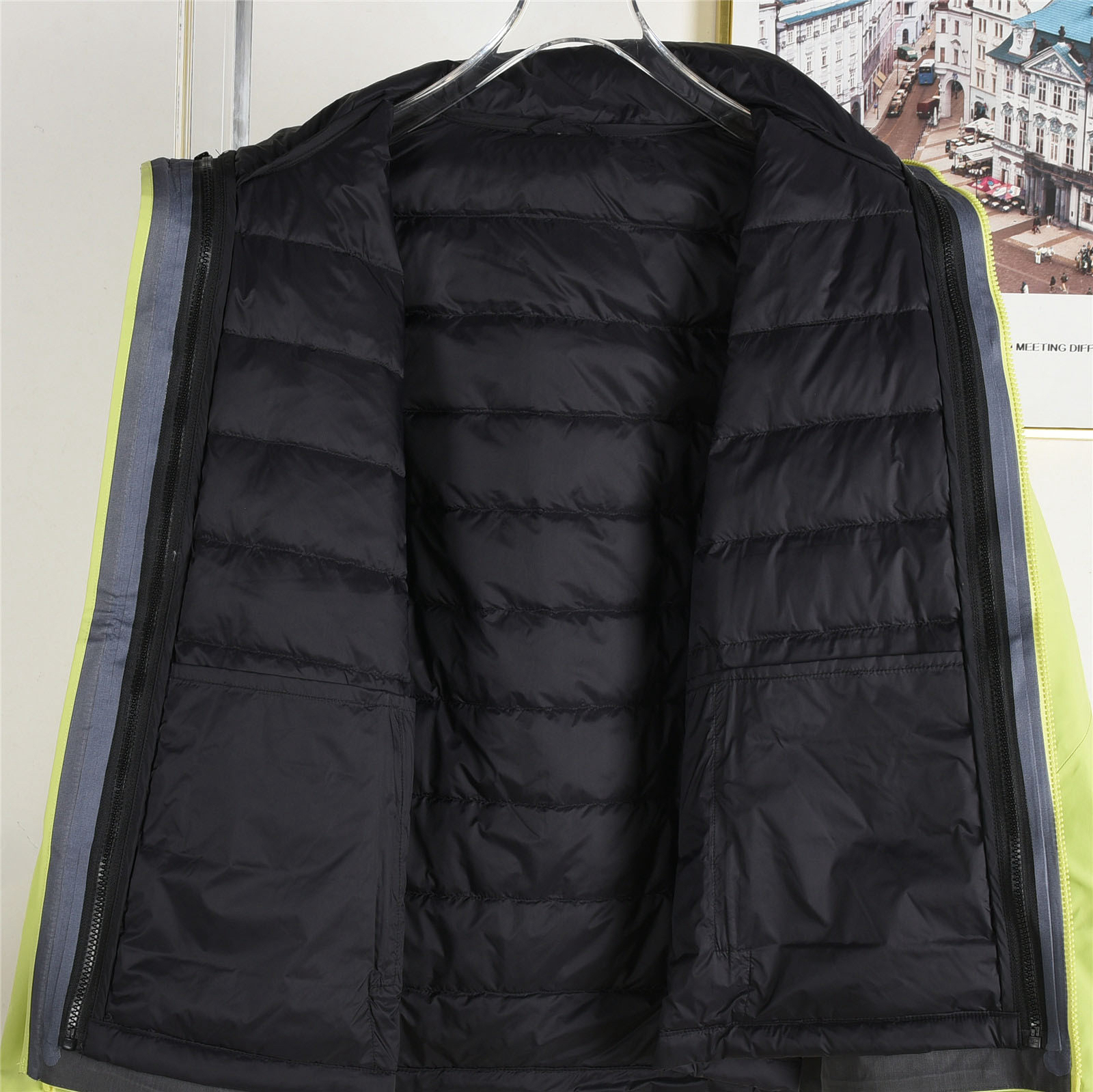 始祖鳥冬のトリプルパンチダウンダウンジャケットインナー付きセット