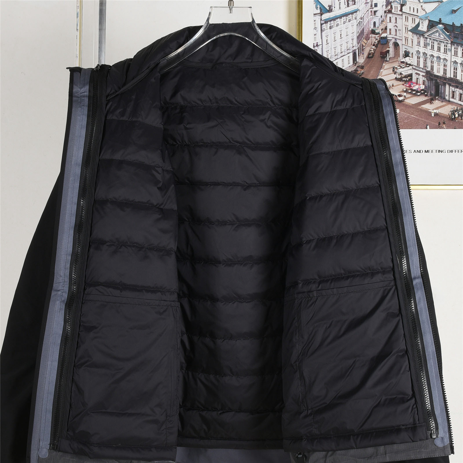 始祖鳥冬のトリプルパンチダウンダウンジャケットインナー付きセット