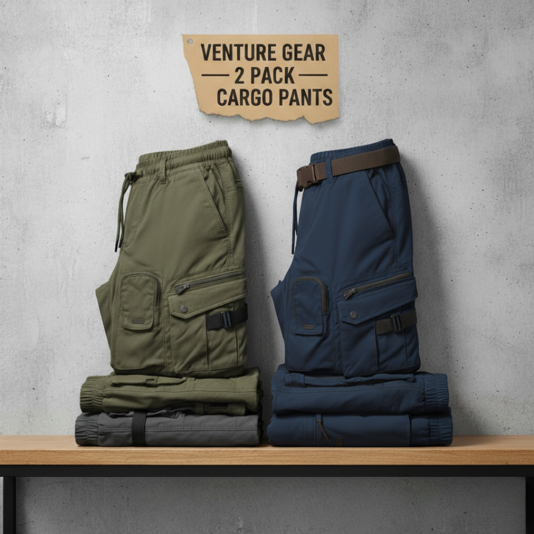 AeroTrail Utility Cargo Pants Pack of 2