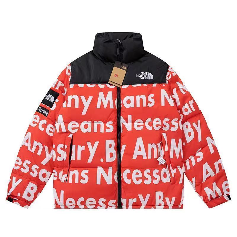 ザ・ノースフェイス×シュプリーム ジョイント マルチカラー CHALLENGE AIR DOWN JACKET ダックダウンジャケット