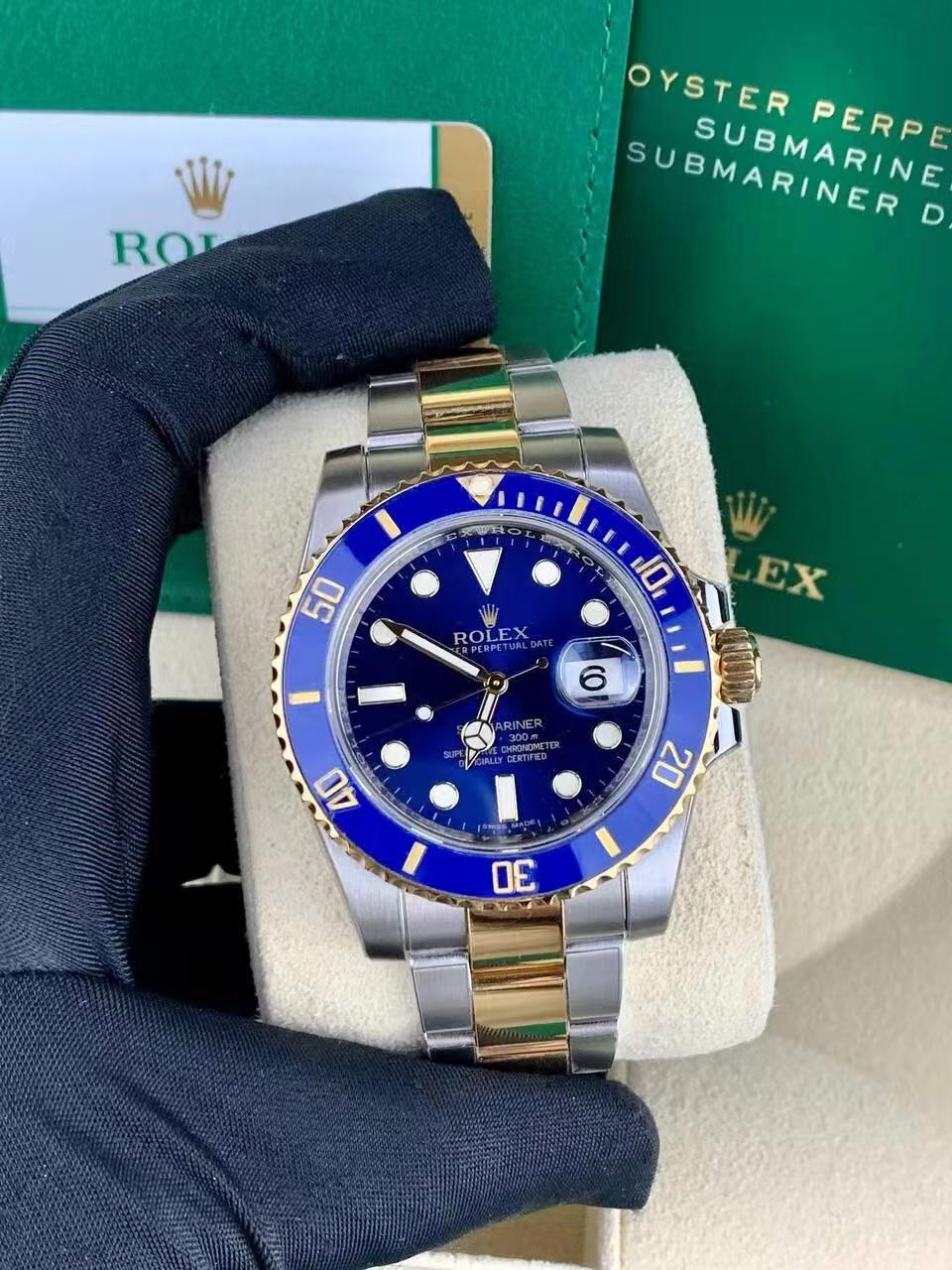 当日出荷 ROLEX ロレックス サブマリーナー デイト116613LB ブルー ランダムシリアル 40MM