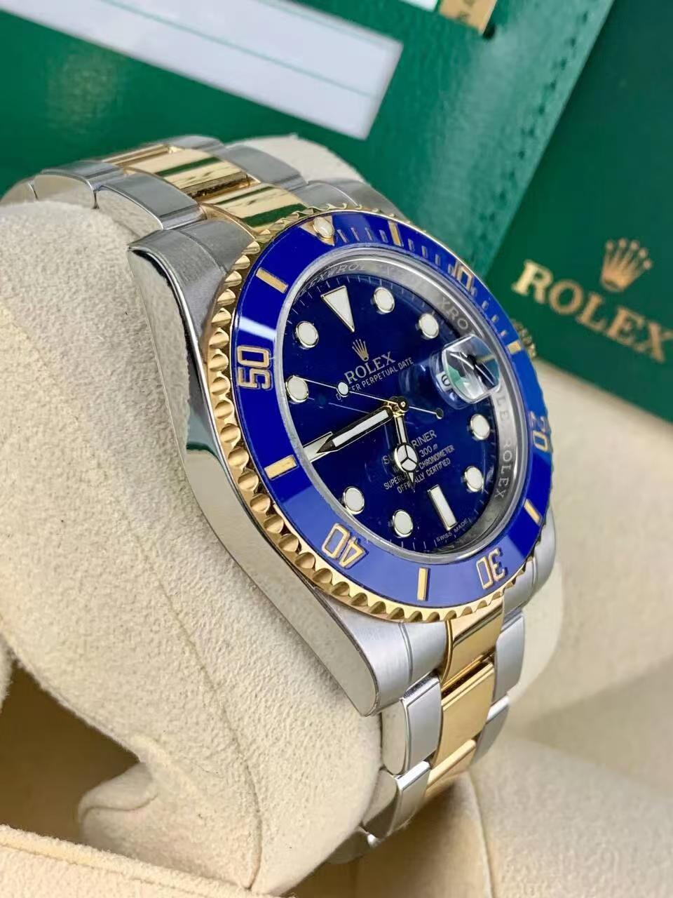 当日出荷 ROLEX ロレックス サブマリーナー デイト116613LB ブルー ランダムシリアル 40MM