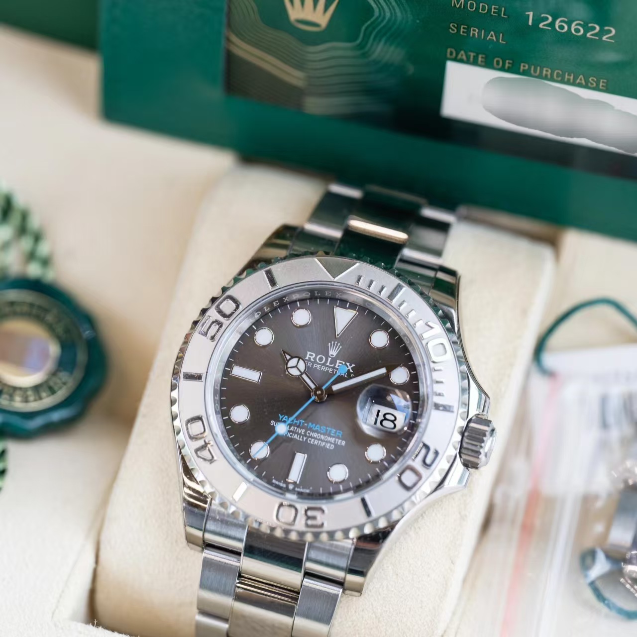 当日出荷 ROLEX ロレックス 126622 ヨットマスター 40 オイスター、40 mm、オイスタースチール＆プラチナ ヨットマスター II 40MM