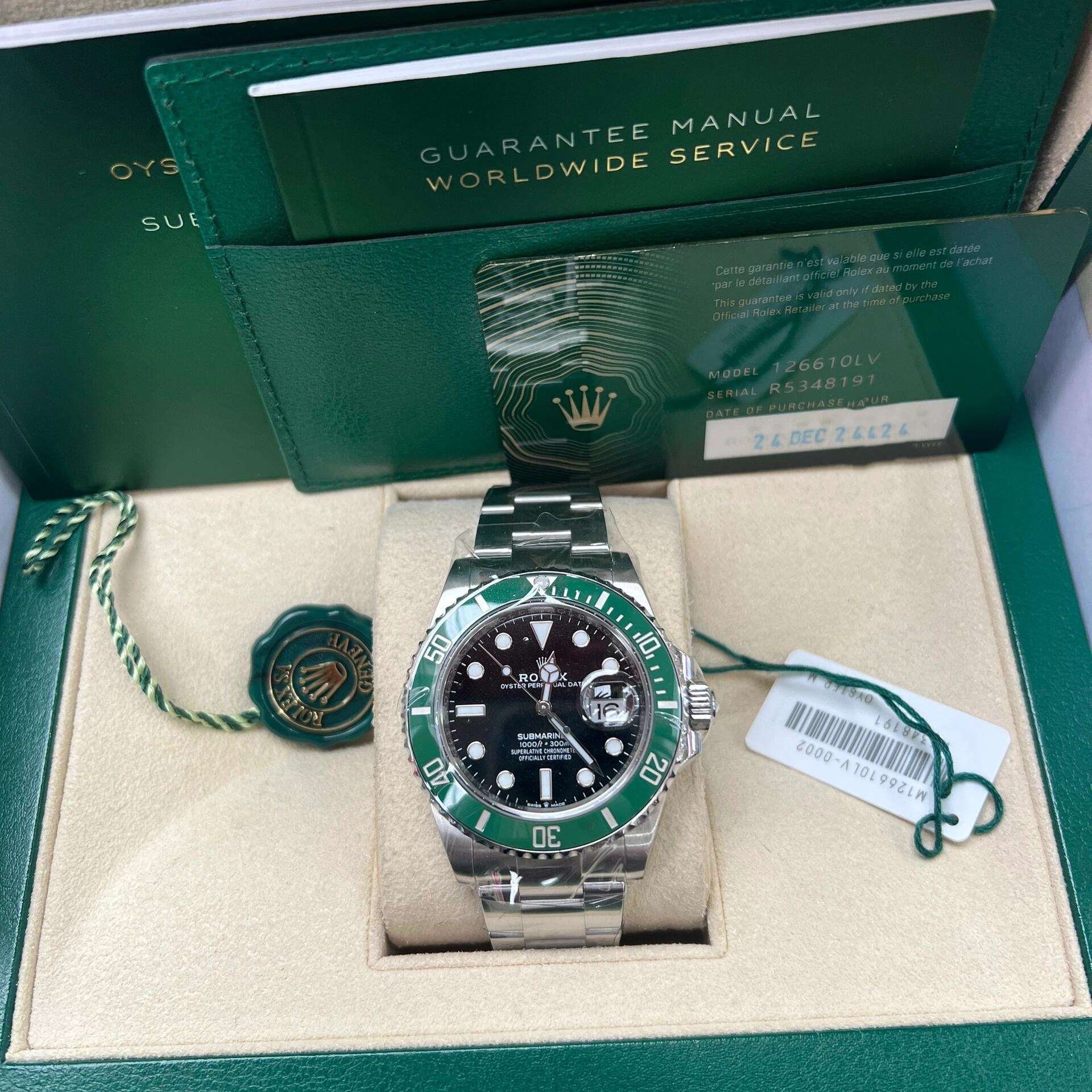 当日出荷 ROLEX ロレックス 126610 サブマリーナー デイト オイスター、41 mm、オイスタースチール