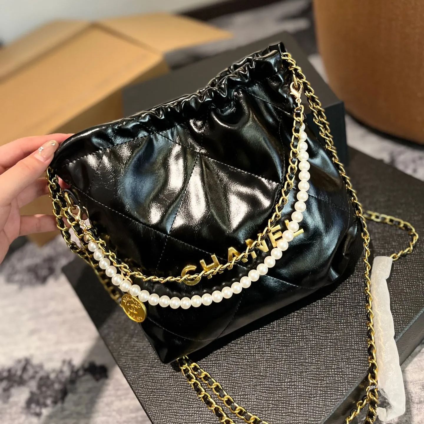 Chanel ミニパールゴミ袋