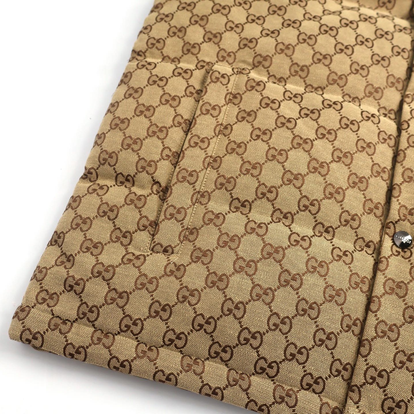 GUCCI グッチ ダブルG提花 ダウンジャケット レトロブラウン