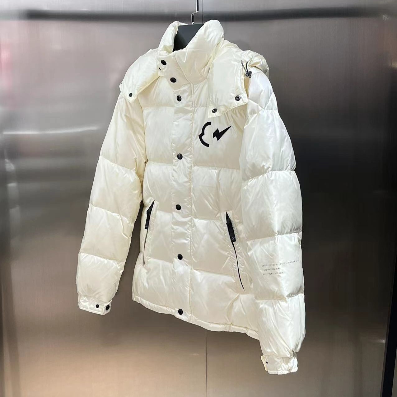 Moncler モンクレール X Fragment フーデッドダウンジャケット KEIDH ブラック
