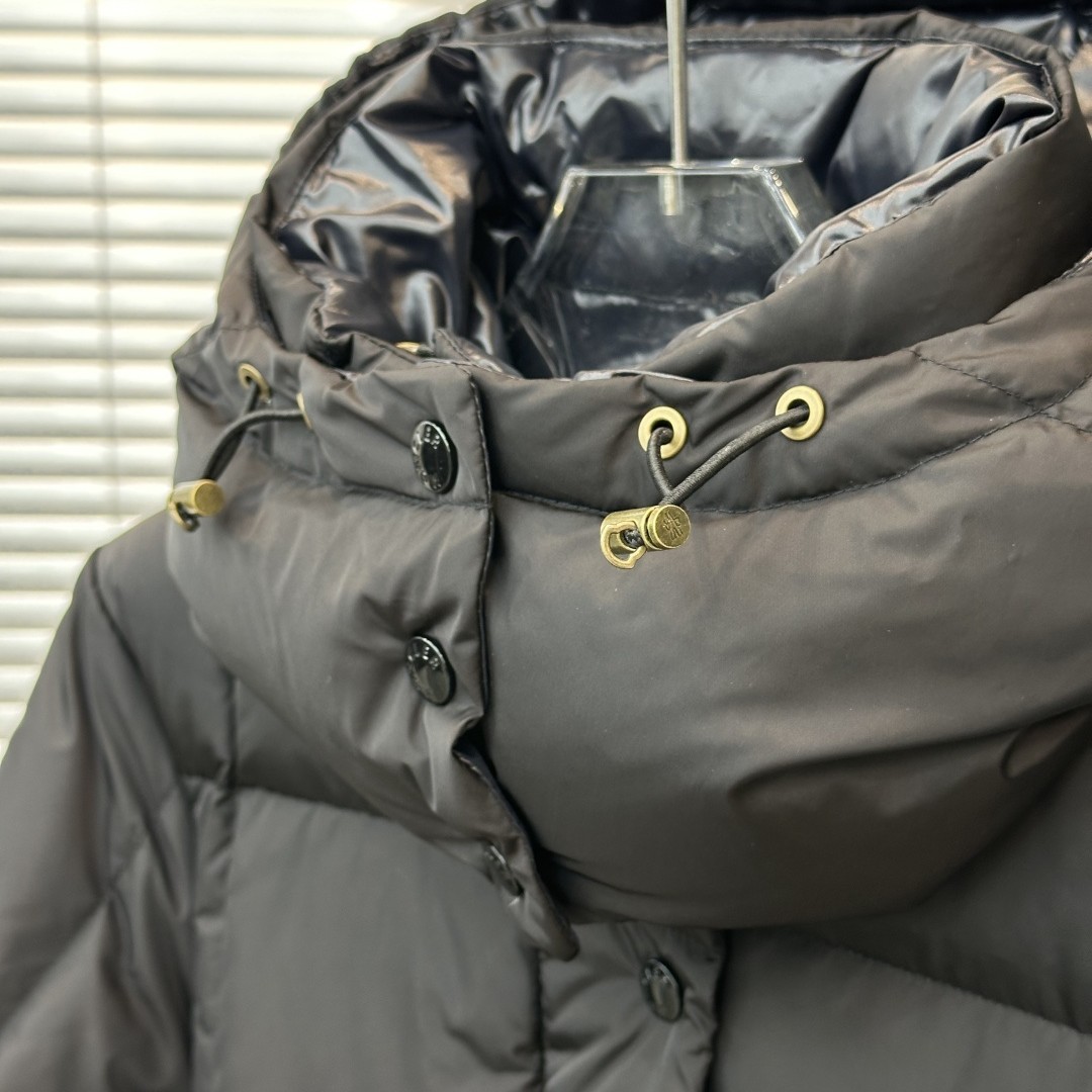 Moncler モンクレール リットシリーズ 2025秋冬新作 ブラックチョコレート 修身ダウンジャケット レディース