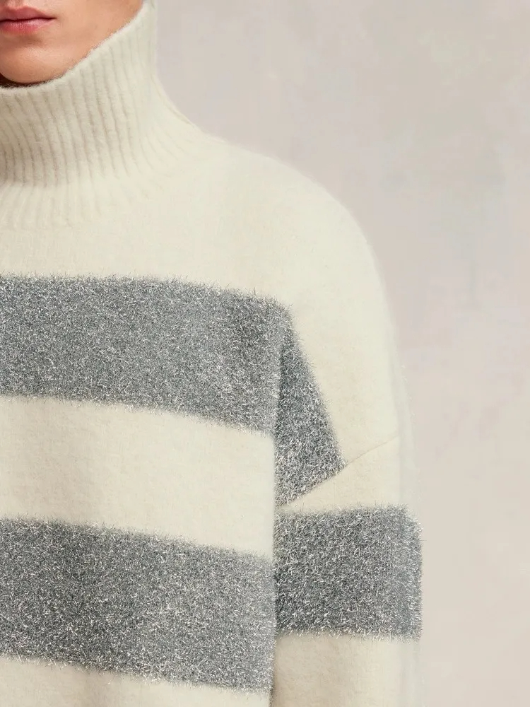 AMI PARIS（アミ パリス） プルオーバー セーター 男女兼用ロゴニット