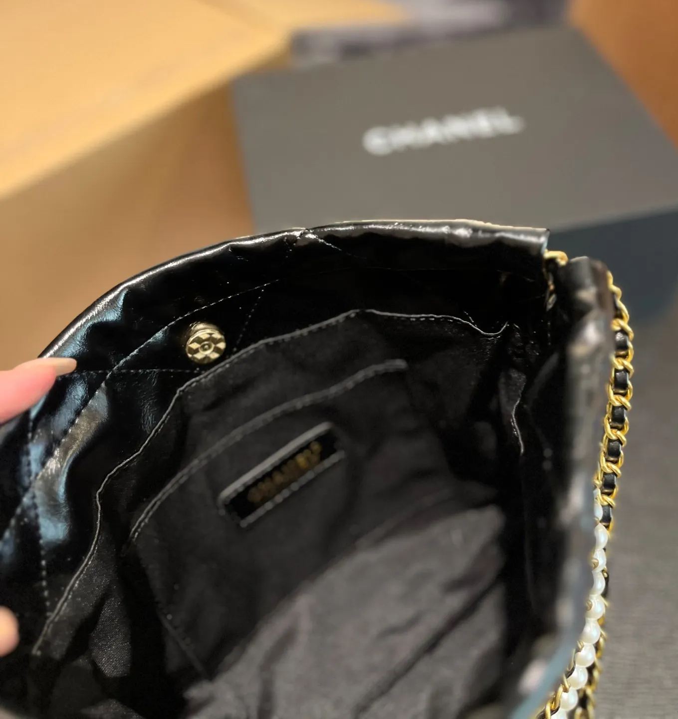Chanel ミニパールゴミ袋