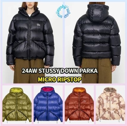 【STUSSY】Down Parka Micro Ripstop Phantom
