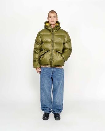 【STUSSY】 Micro Ripstop Down Parka Olive