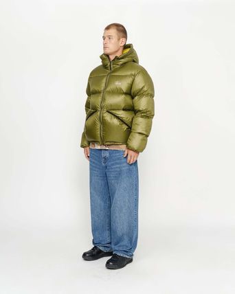 【STUSSY】 Micro Ripstop Down Parka Olive