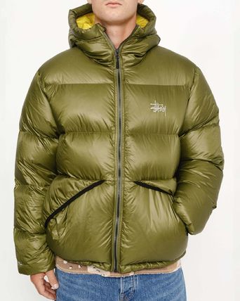 【STUSSY】 Micro Ripstop Down Parka Olive