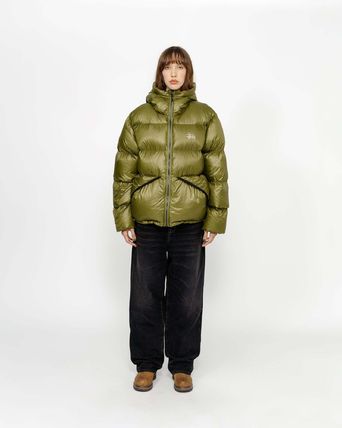 【STUSSY】 Micro Ripstop Down Parka Olive