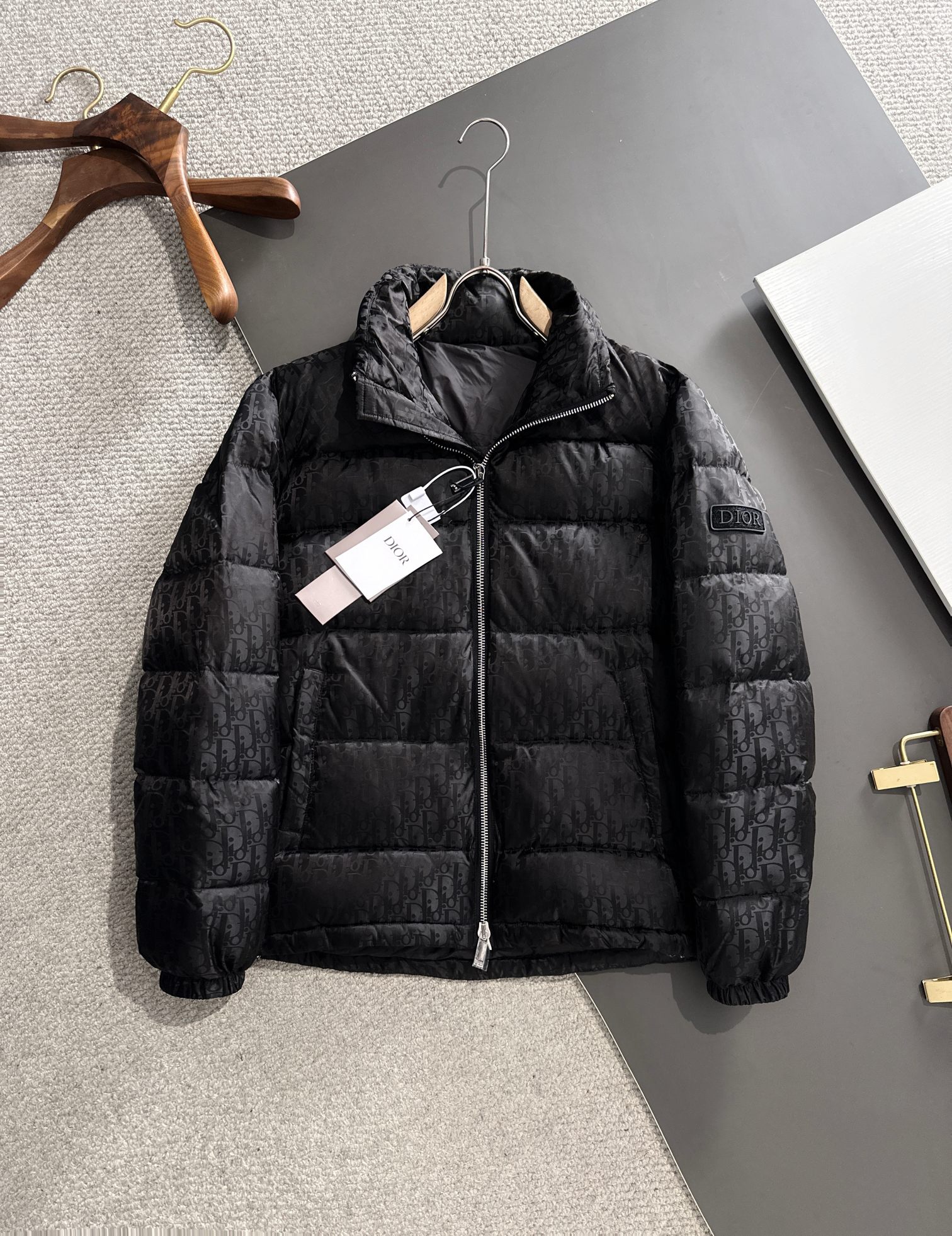 DIOR パファージャケット ディオール オブリーク テクニカル ジャカード