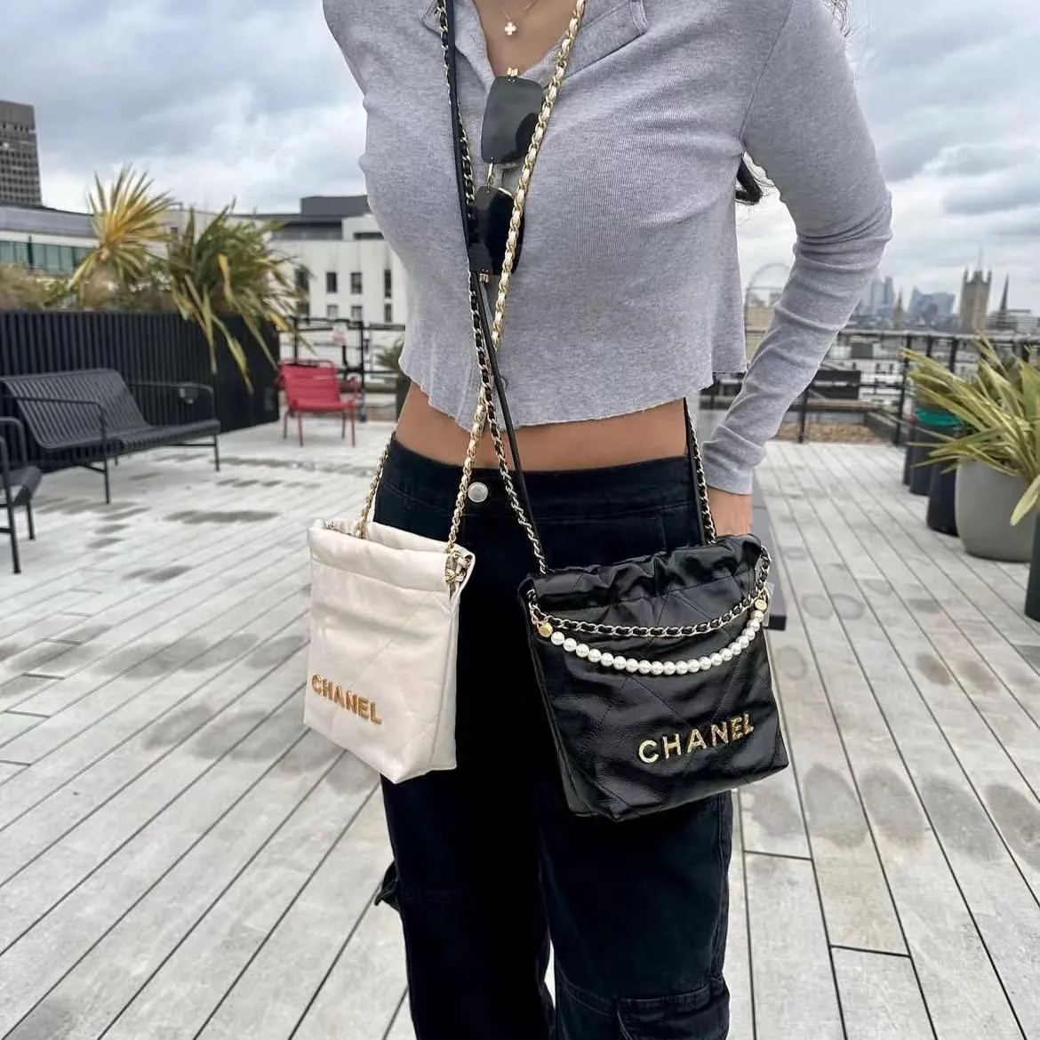 Chanel ミニパールゴミ袋