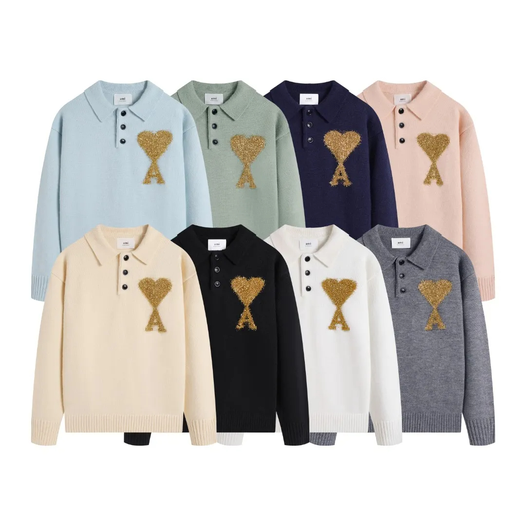 AMI PARIS（アミ パリス） プルオーバー セーター 男女兼用ロゴニット