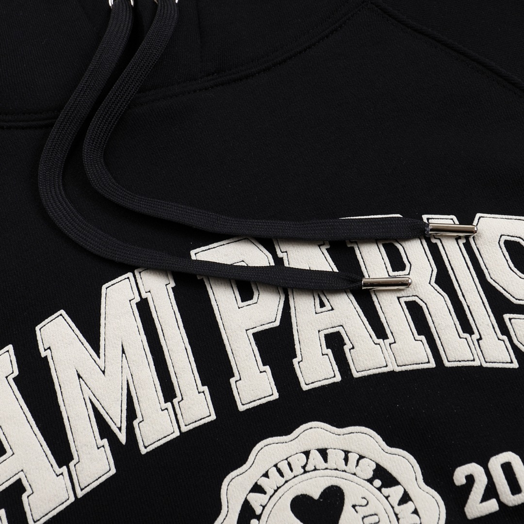 AMI PARIS アミ パリス ハートロゴ フーディー パーカー