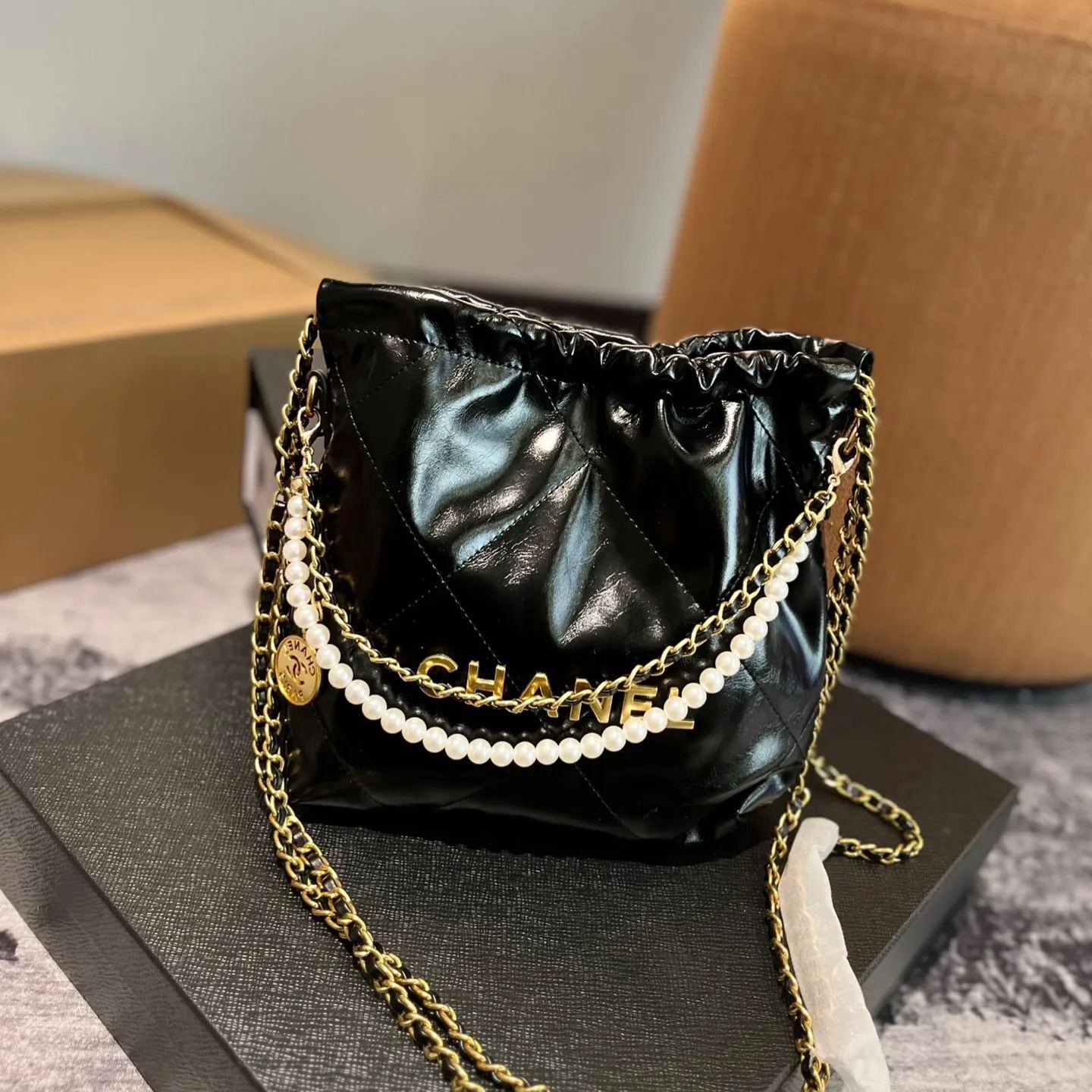 Chanel ミニパールゴミ袋