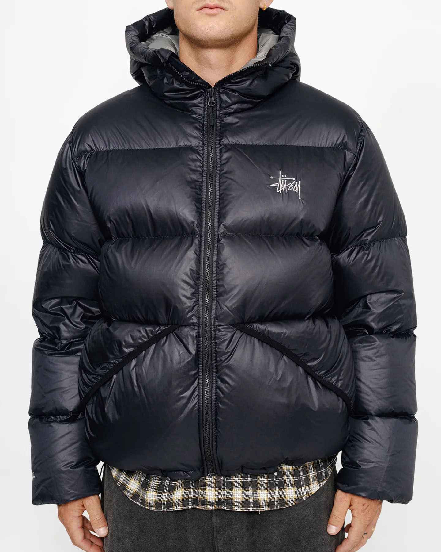 【STUSSY】Down Parka Micro Ripstop Phantom