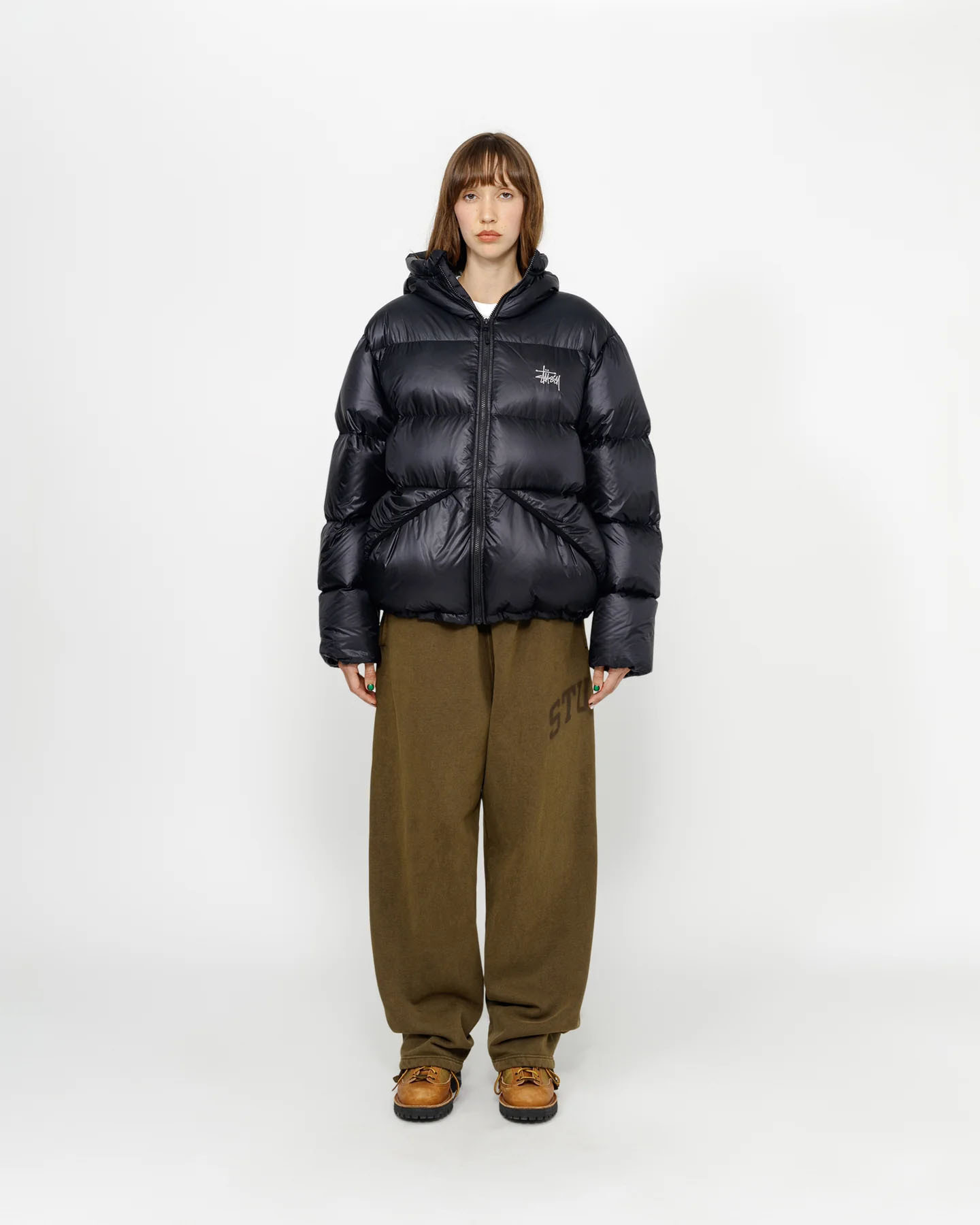 【STUSSY】Down Parka Micro Ripstop Phantom