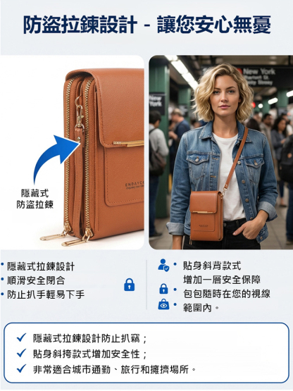 觸控螢幕時尚手機包